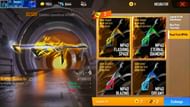 Players had to exchange a particular amount of tokens to obtain the gun skins (Image via TITANIUM GAMER/YouTube)